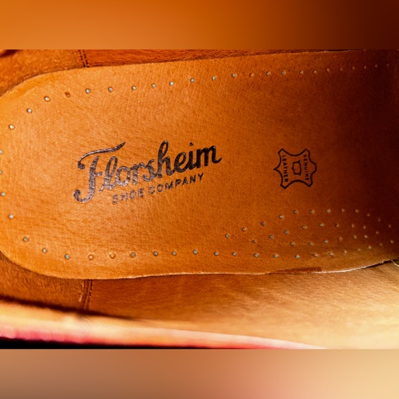 Florsheim Kierland Plain Toe Oxfords Burgundy Mens Leather Oxfords size 10 NEW - Picture 11 of 12